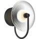 Alora Mood Hera LED 9 inch Matte Black Bath Vanity Light Wall Light