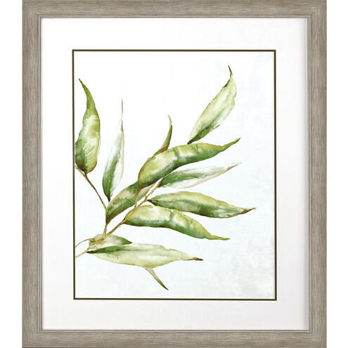 Willow Branch Green and Beige and Brown and Neutral Framed Art