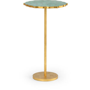Chelsea House Antique Gold Leaf/Hand Painted Side Table