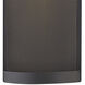 Aria LED 17 inch Black Outdoor Wall Mount Lantern