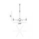 Euryale 6 Light 24 inch Aged Gold Brass Chandelier Ceiling Light