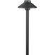 Independence 12 AC 5 watt Black Brass Stepped Dome Path Light