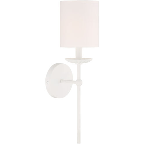 Vintage 1 Light 5 inch White Wall Sconce Wall Light