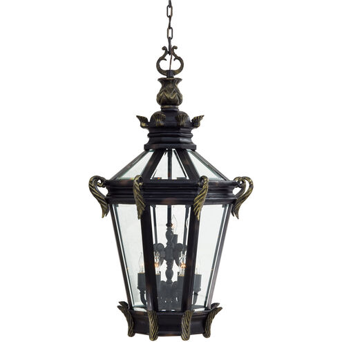 Stratford Hall 9 Light 25 inch Heritage/Gold Outdoor Chain Hung Lantern, Great Outdoors