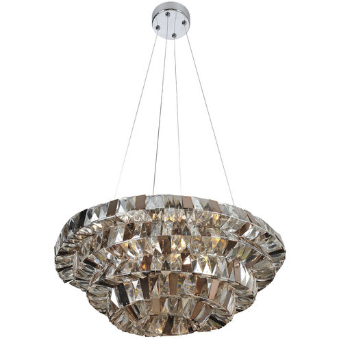 Gehry 8 Light 24 inch Chrome Pendant Ceiling Light