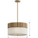 Nebri 2 Light 18 inch Legacy Brass Pendant Ceiling Light