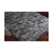 Haverford 94 X 28 inch Black/Light Gray/White/Medium Gray Rugs, Polypropylene and Polyester