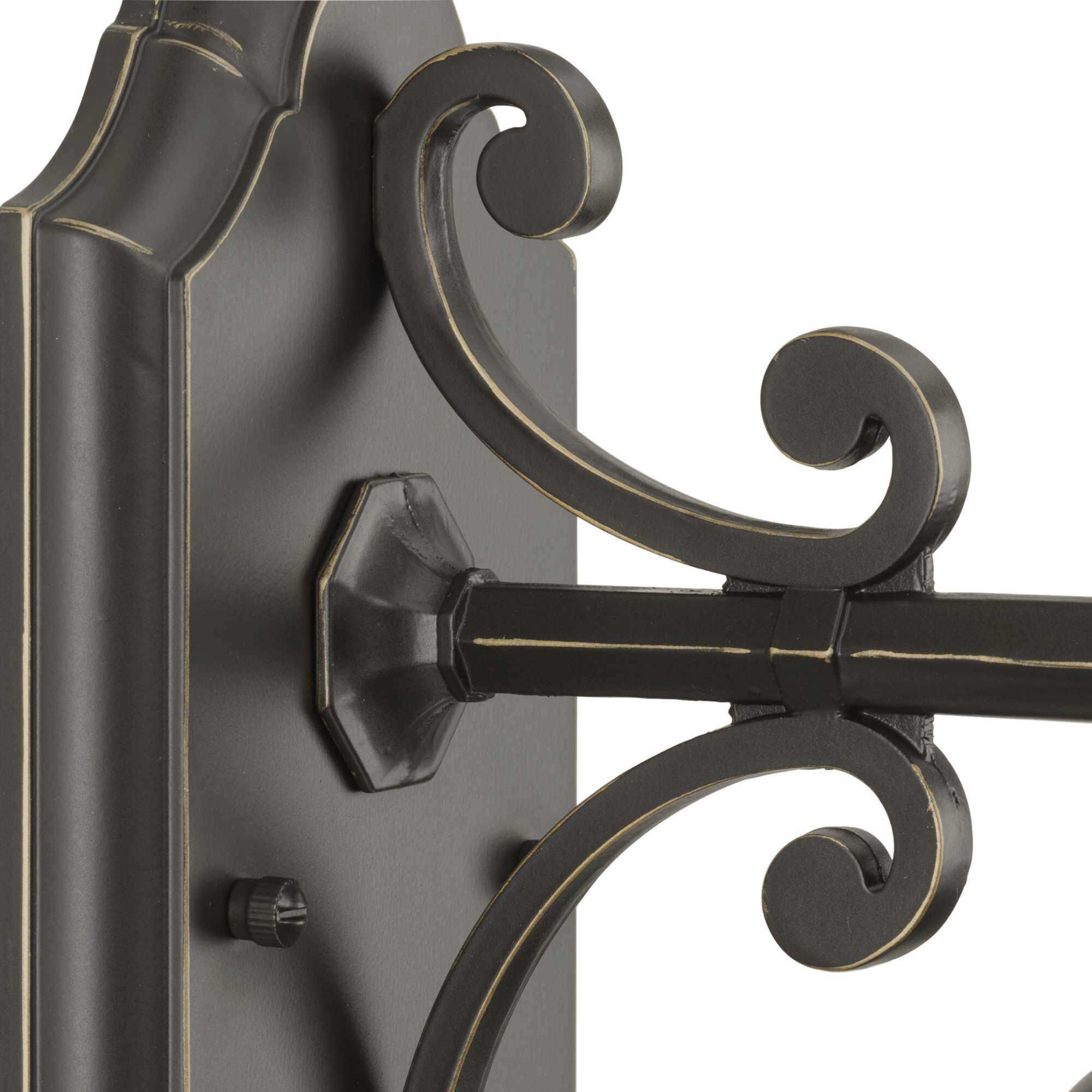 Renee 3 Light 17 inch Antique Bronze Outdoor Wall Lantern