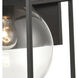 Cubed 1 Light 13 inch Charcoal Outdoor Sconce
