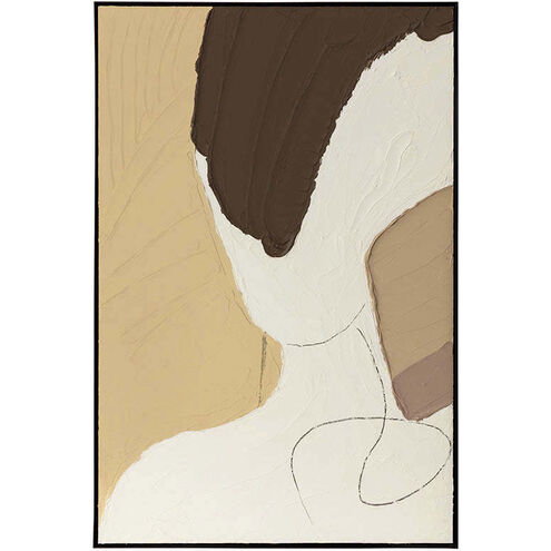 Strike A Pose II Black Floater Frame Luxe Art