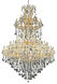 Maria Theresa 85 Light 72 inch Gold Foyer Ceiling Light in Clear, Royal Cut