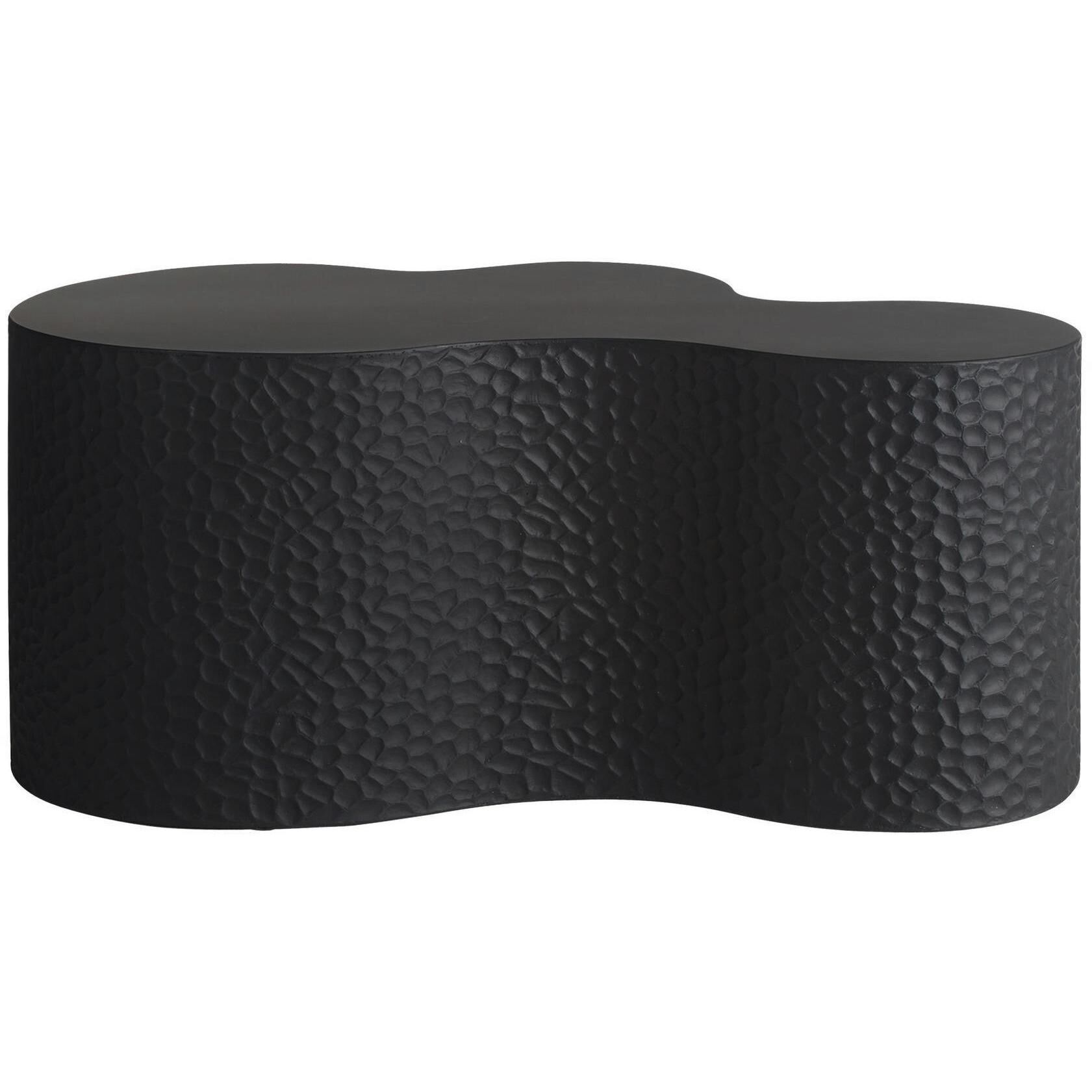 Indio 36 X 22 inch Matte Black Outdoor Coffee Table, Large