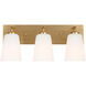 Miles 3 Light 18.00 inch Bathroom Vanity Light