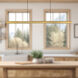 Alora Mood Dottie 48 inch Brushed Gold Linear Pendant Ceiling Light
