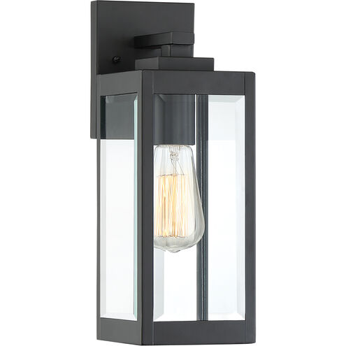 Westover 1 Light 14 inch Earth Black Outdoor Wall Lantern