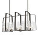 Arc 8 Light 43 inch Dark Smoke Linear Pendant Ceiling Light