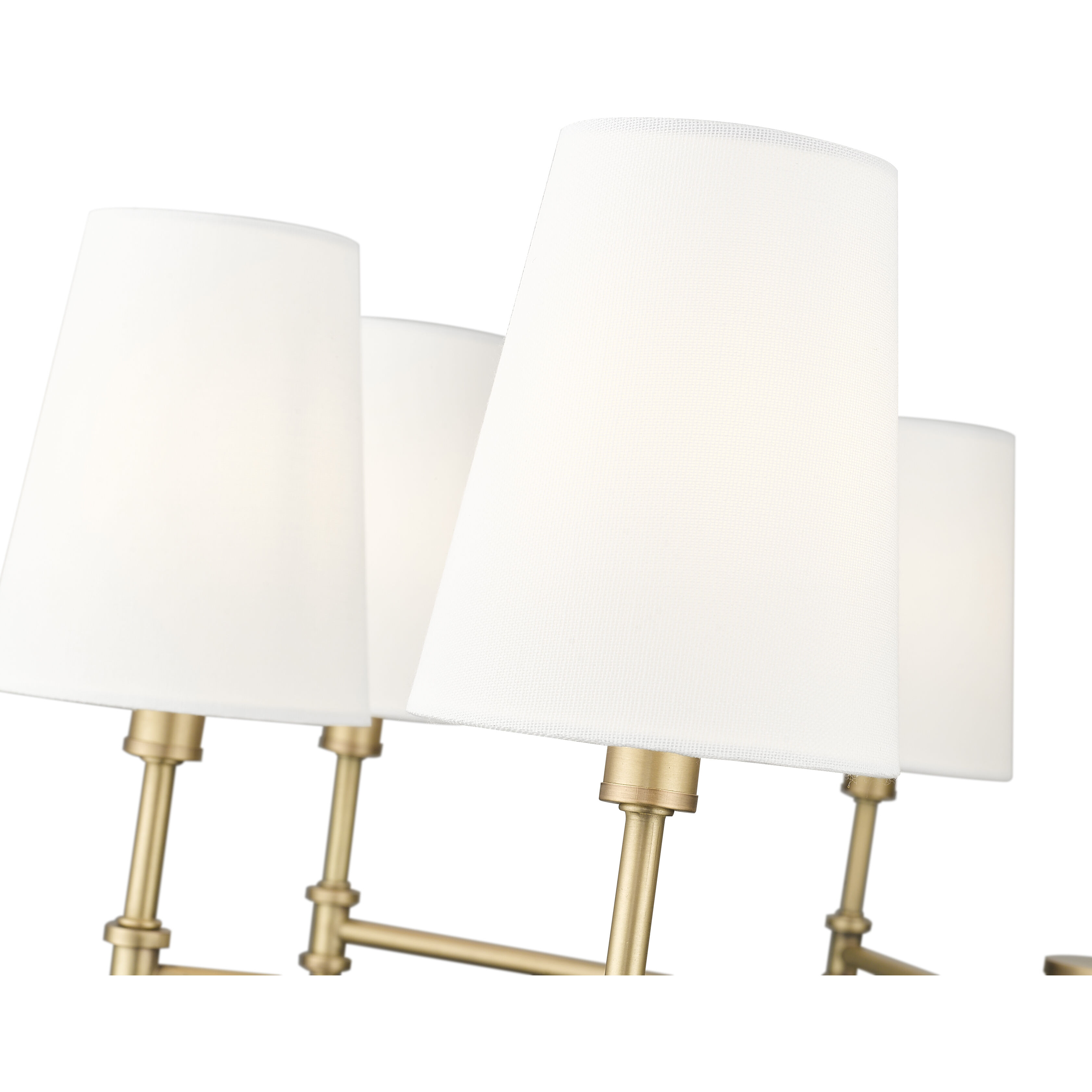 Adorra 8 Light 30 inch Vintage Brass Chandelier Ceiling Light