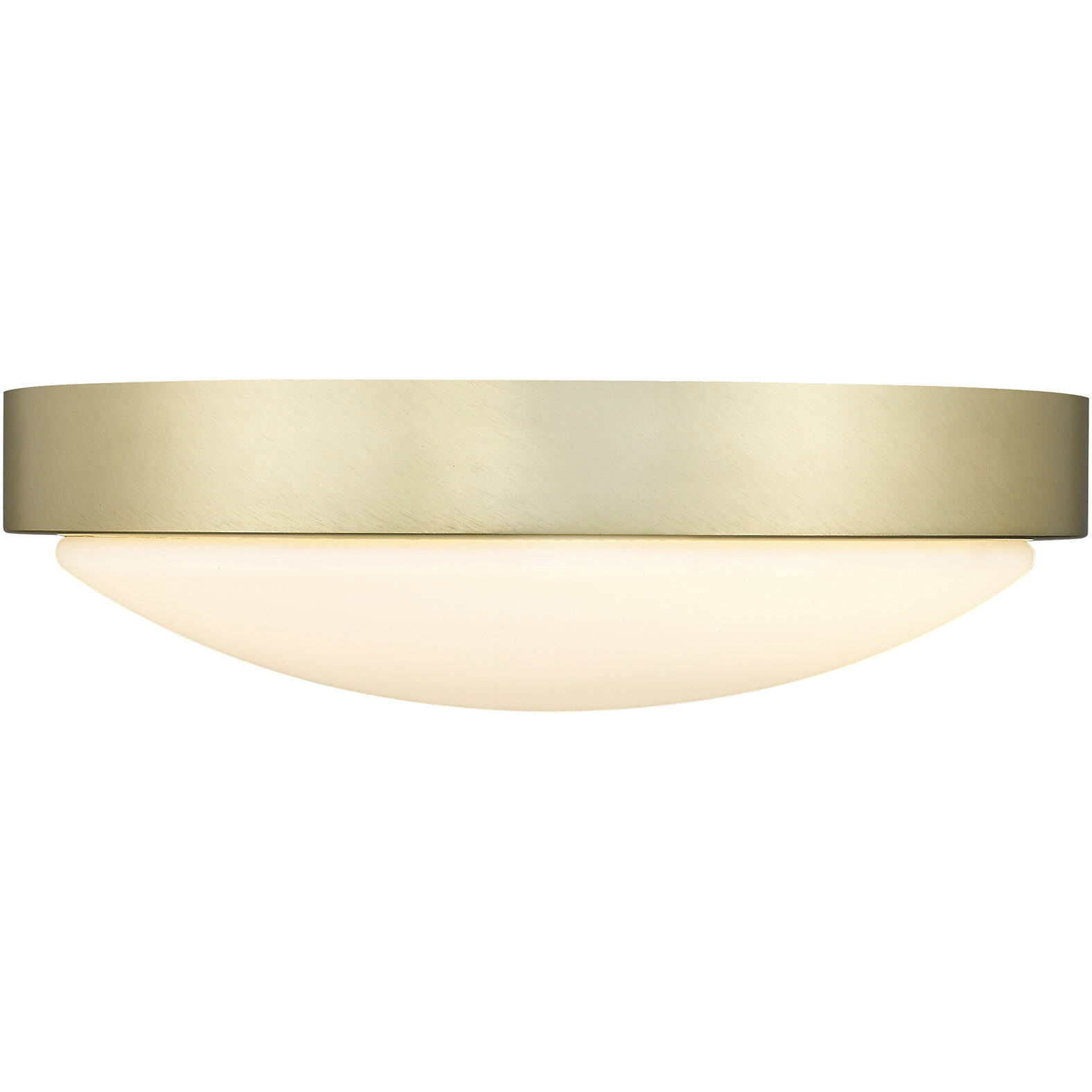 Gabi LED 10 inch Brushed Champagne Brass Flush Mount Ceiling Light