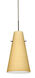 Cierro 1 Light Bronze Pendant Ceiling Light in Vanilla Matte Glass, Incandescent