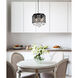 Tully 4 Light 10 inch Black Pendant Ceiling Light