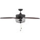 Industrial 52 inch Oil Rubbed Bronze with Cherry/Chestnut Blades Ceiling Fan