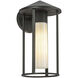 Alora Mood Tenko 1 Light 12.63 inch Black Outdoor Wall Light