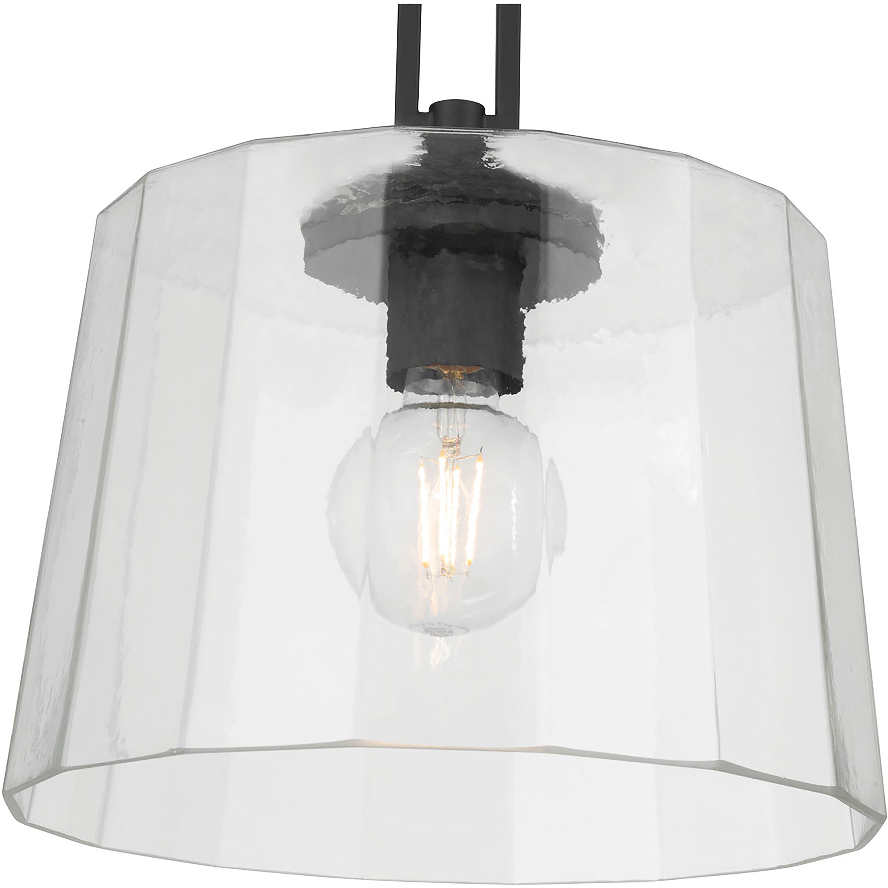 Diamara 1 Light 13.75 inch Matte Black Pendant Ceiling Light