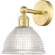 Edison Arietta Armed Sconce Wall Light in Satin Gold