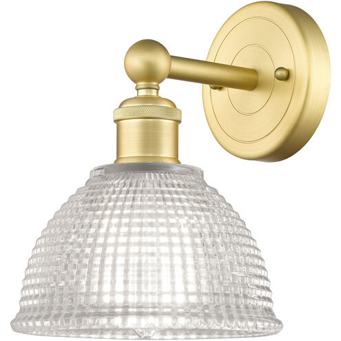 Edison Arietta Armed Sconce Wall Light in Satin Gold