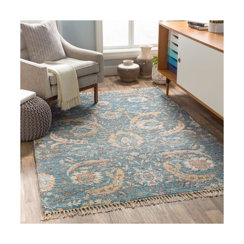 Coventry 48 X 30 inch Sky Blue/White/Coral/Aqua/Camel/Peach/Navy Rugs