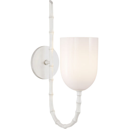 AERIN Edgemere 1 Light 4.5 inch Plaster White Bath Light Wall Light