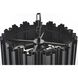 Willow 4 Light 16 inch Black Chandelier Ceiling Light
