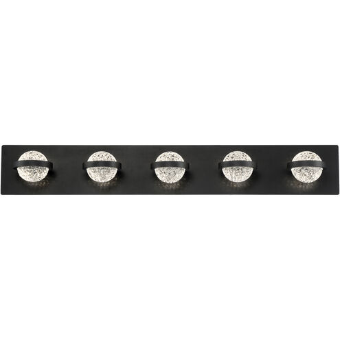 Ryder LED 32.75 inch Black Vanity Light Wall Light