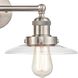 English Pub 2 Light 18 inch Satin Nickel Vanity Light Wall Light