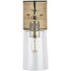 Elijah 1 Light 5 inch Aged Brass Sconce Wall Light