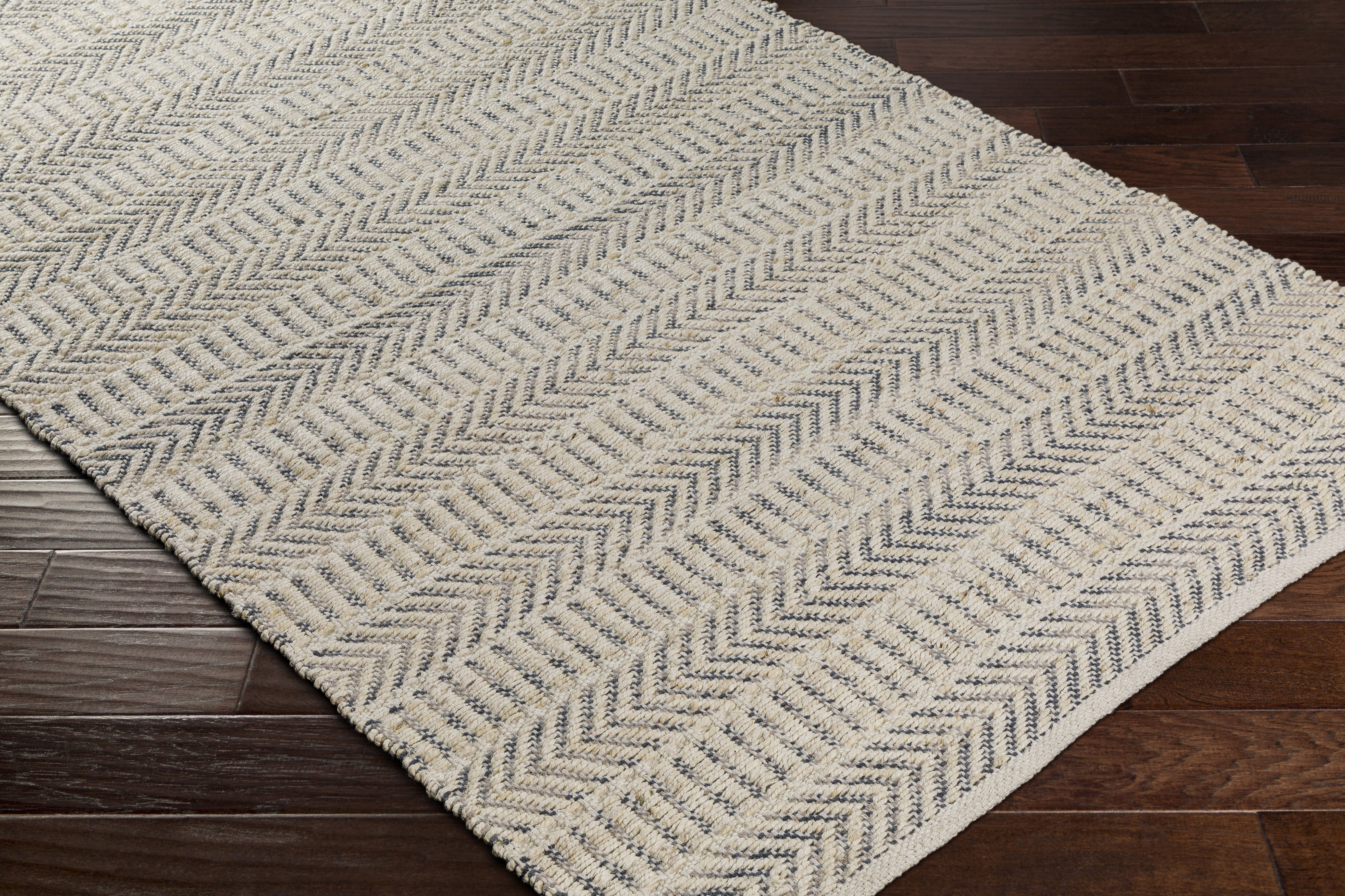 Bali 90 X 60 inch Charcoal Rug in 5 x 8, Rectangle