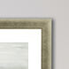 Trees and Creek Green and Gray and Brown and White Framed Art