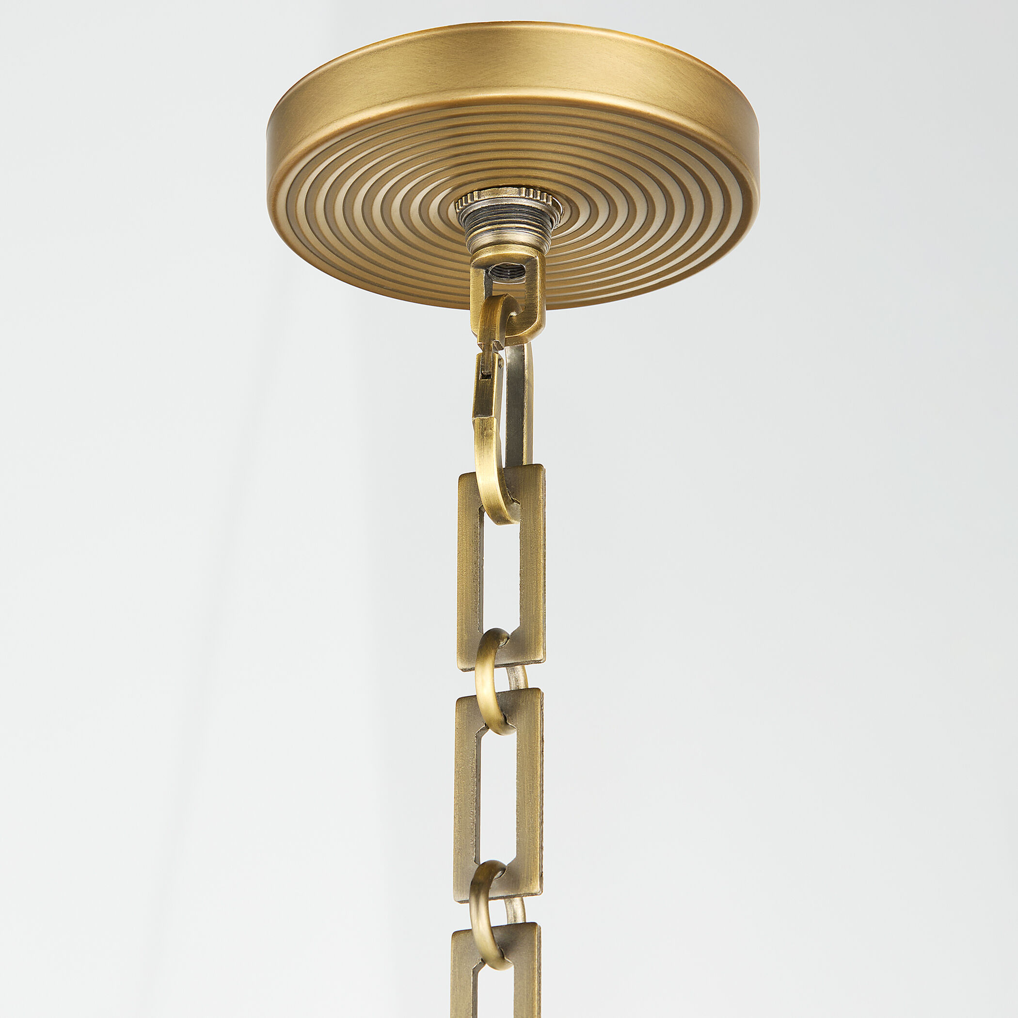 Belinder 4 Light 22 inch Non-Lacquered Brass Pendant Ceiling Light