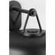 Richard June Liora 1 Light 10.63 inch Textured Black Outdoor Wall Light in LED