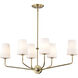 Cordello 18 inch Vintage Brass Island Pendant Ceiling Light