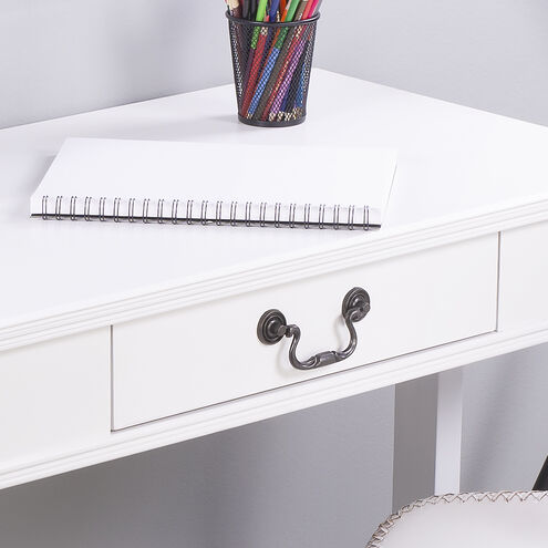 Masterpiece Alta  36 X 20 inch White Desk & Secretary