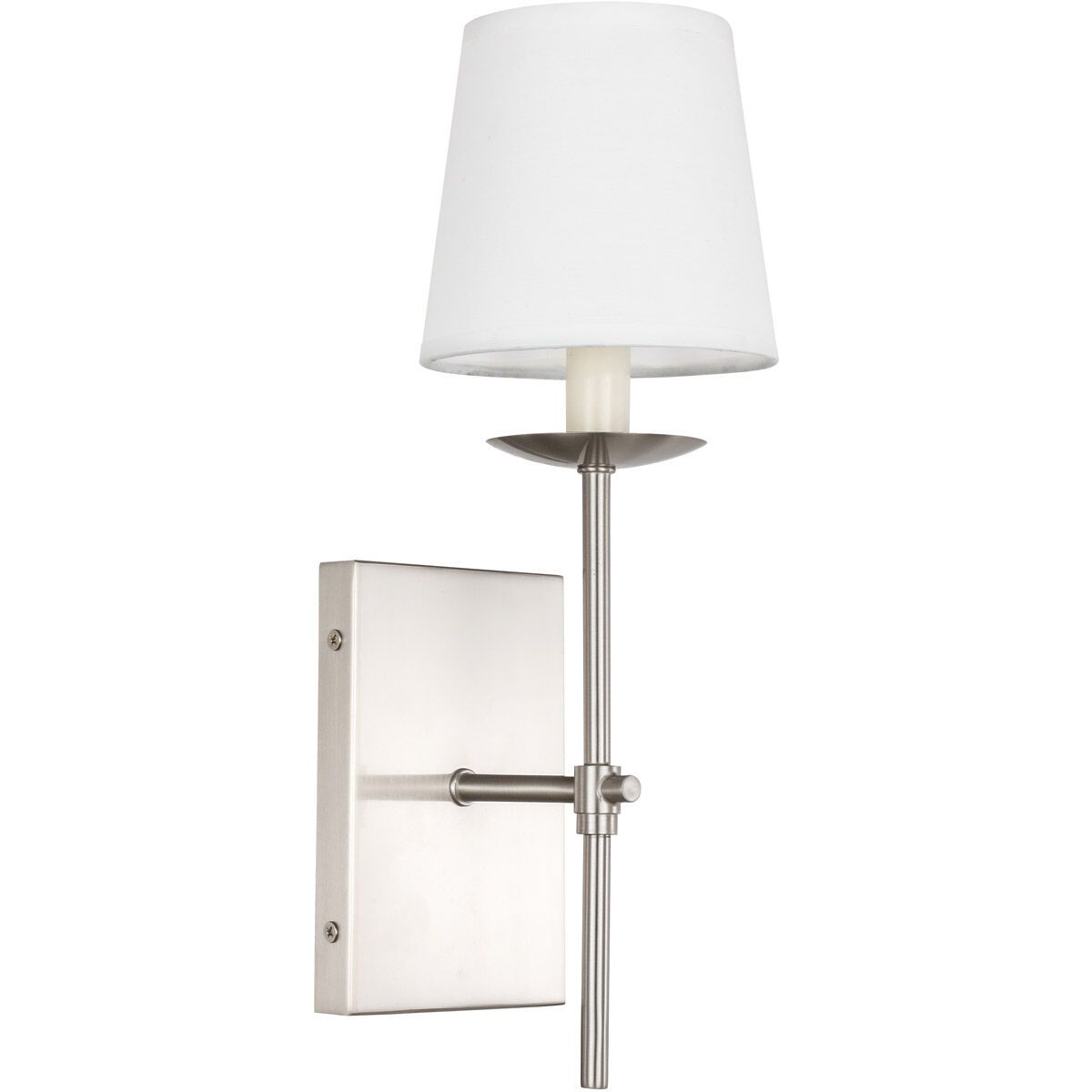 Eclipse 1 Light 5 inch Burnished Nickel Wall sconce Wall Light