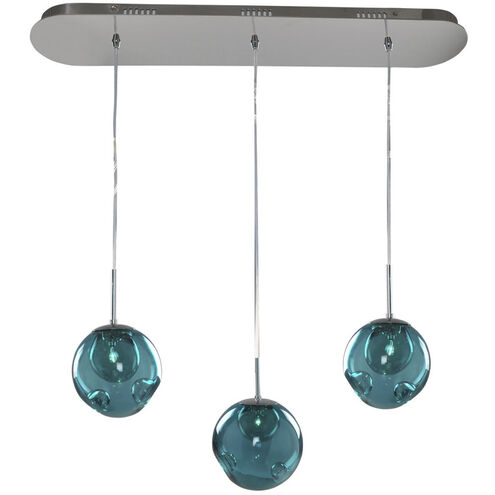 Meteor Island Light Ceiling Light in Aqua