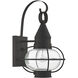 Newburyport 1 Light 14.75 inch Black Outdoor Wall Lantern