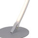 Monita 51.5 inch 30 watt Silver Floor Lamp Portable Light