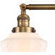 Franklin Restoration Bullet LED 34 inch Brushed Brass Bath Vanity Light Wall Light