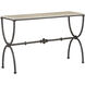 Agora 49 inch Rustic Bronze and Polished Console Table