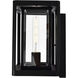 Mulvane 1 Light 11.4 inch Black Outdoor Wall Light