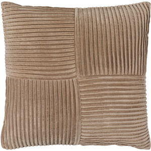 Conrad 20 X 20 inch Camel/Grey/Khaki/Brick/Pearl Accent Pillow