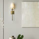 Camila 1 Light 5.5 inch Rubbed Brass Wall Sconce Wall Light